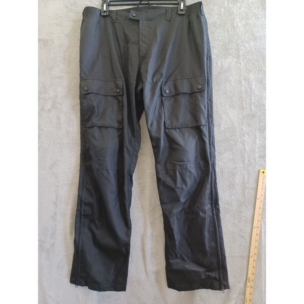 FIELD SHEER Sz 2XL Mens Black Cargo Riding Pants Motorcycle Gear CE Protection
